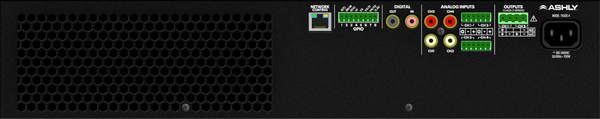 FX 500.4 4CH NETWORK POWER AMP W/DSP, 4 INPUTS, 4X500W @ 2/4 OHMS, 4X400W @ 8OHMS, 2X1000W @ 70V/100V, 2RU